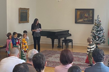 Christmas celebration was held for the children from the Bulgarian school in Stockholm